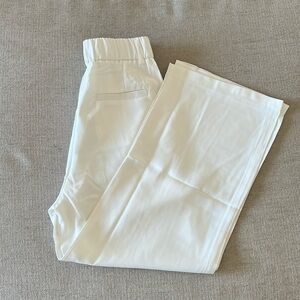 White Wide Leg Pants